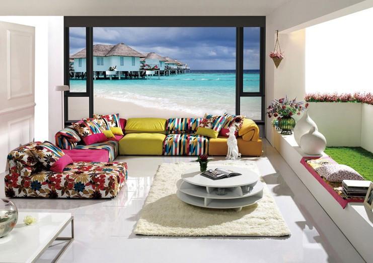 Seaside Houses 1 Wallpaper AJ Wallpaper