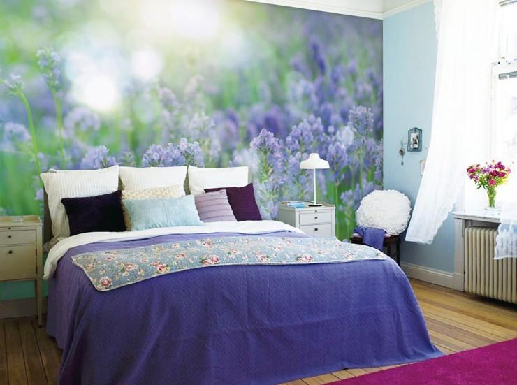 Blue Blossoms Wallpaper AJ Wallpaper