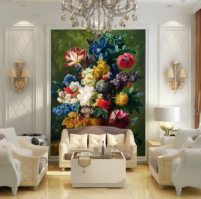 Colorful Flowers Wallpaper AJ Wallpaper