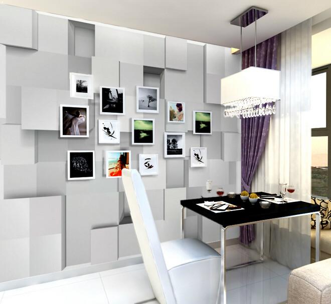 Uneven Squares Wallpaper AJ Wallpaper