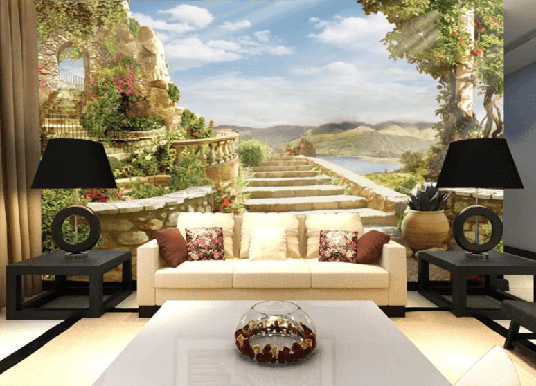 Landscape Corridor Wallpaper AJ Wallpaper