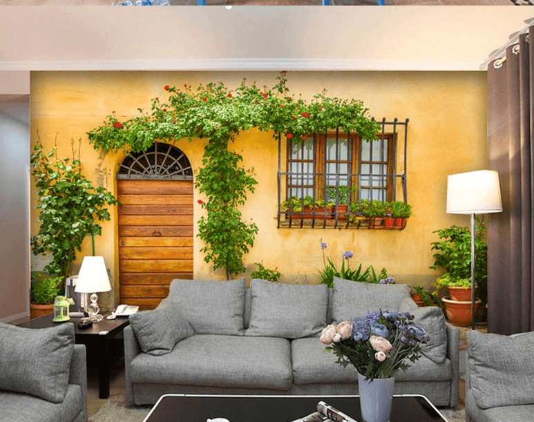 Beauty Garden Wallpaper AJ Wallpaper