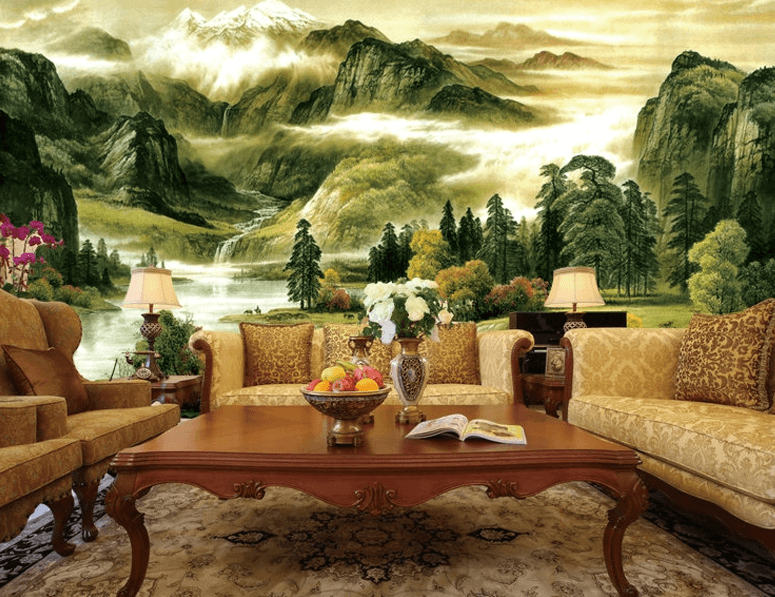 Green Hills Clean Water Wallpaper AJ Wallpaper