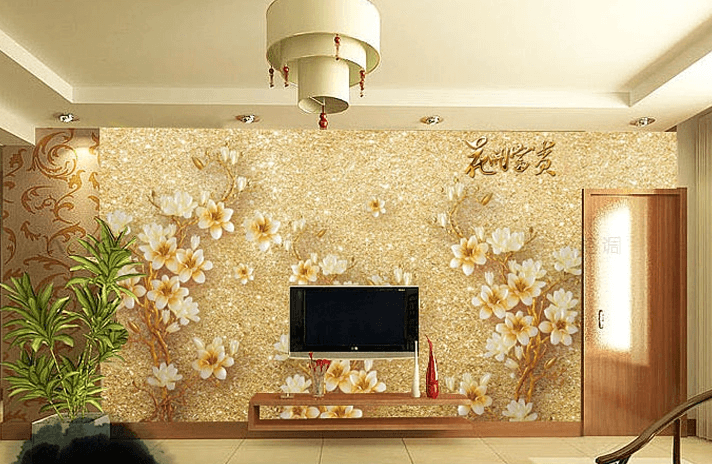 White Flowers Wallpaper AJ Wallpaper