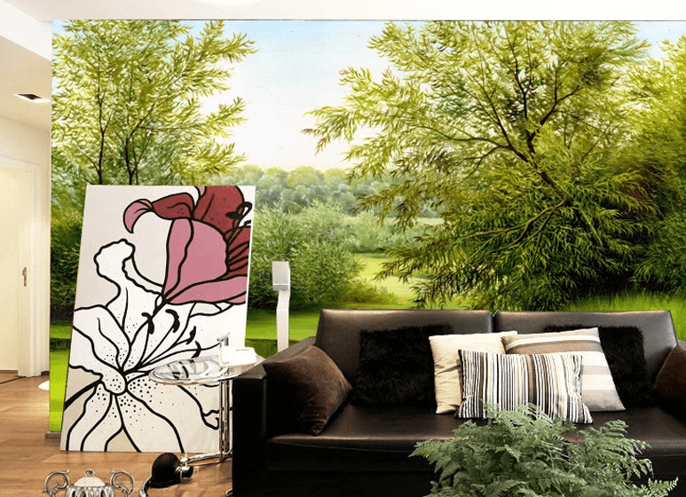 Dancing Trees Wallpaper AJ Wallpaper