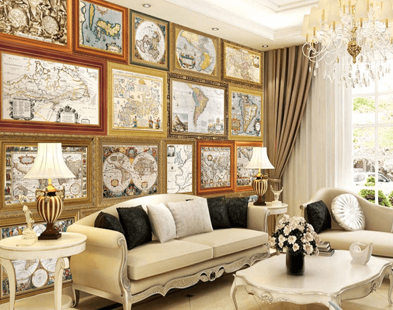 World Maps Wallpaper AJ Wallpaper