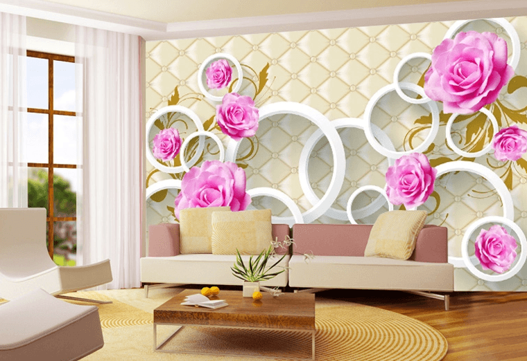 Pink Flowers 1 Wallpaper AJ Wallpaper