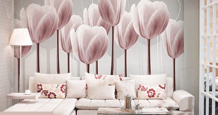 Standing Tulips Wallpaper AJ Wallpaper