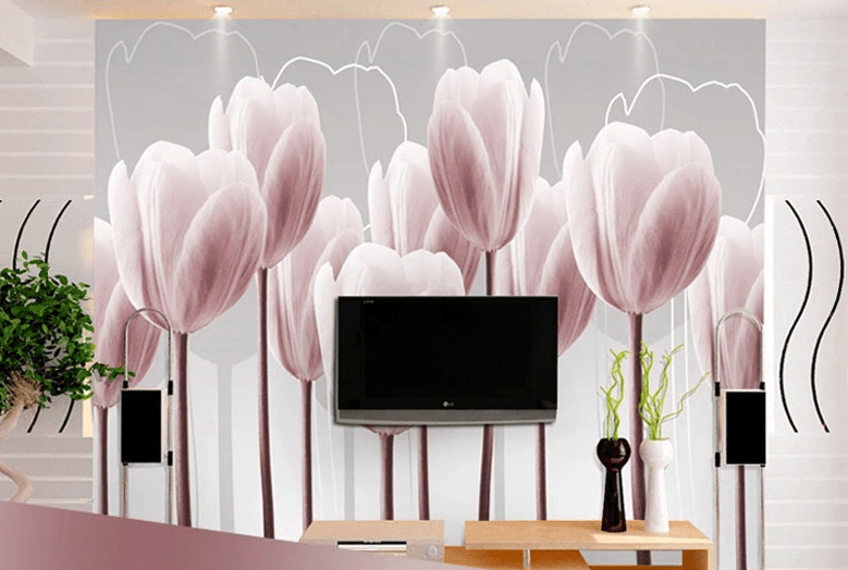 Standing Tulips Wallpaper AJ Wallpaper