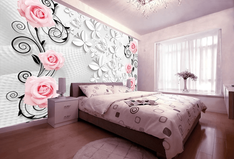 Pink Roses 1 Wallpaper AJ Wallpaper