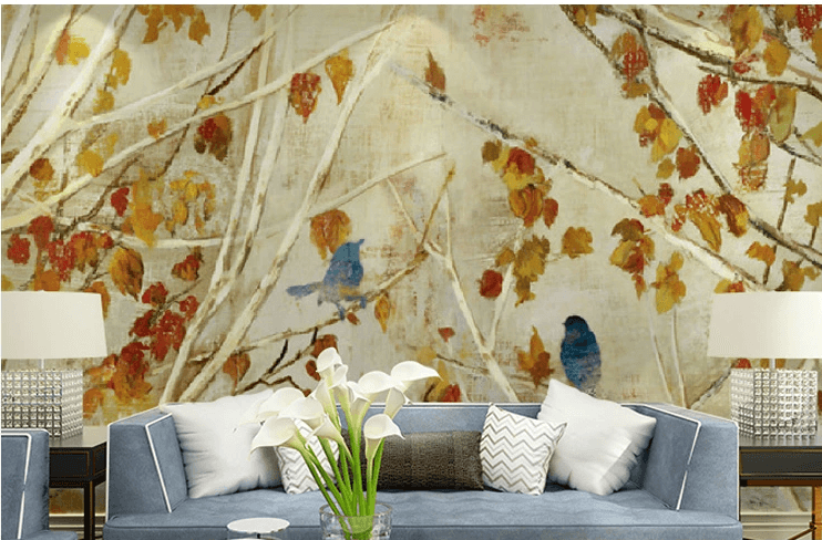 Shaky Yellow Leaves Wallpaper AJ Wallpaper