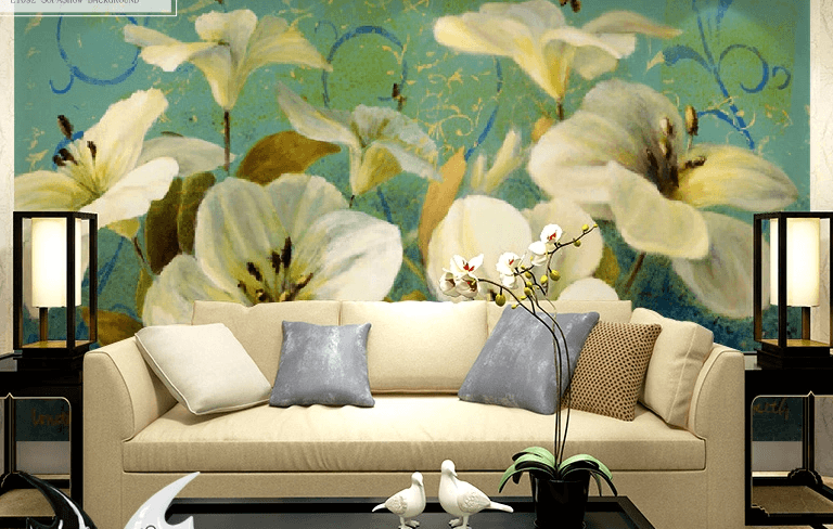 White Blossoms 2 Wallpaper AJ Wallpaper