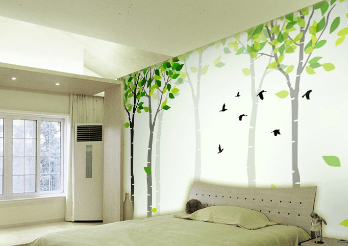 Green Young Trees Wallpaper AJ Wallpaper