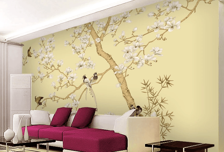 A Blooming Tree Wallpaper AJ Wallpaper