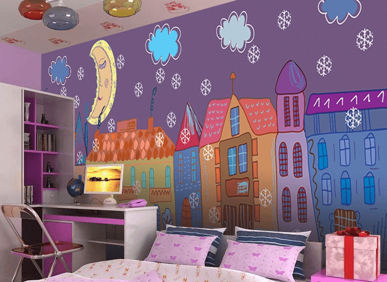 Cartoon Buildings 2 Wallpaper AJ Wallpaper