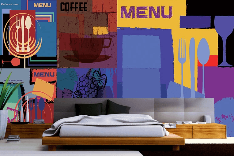 Tablewares Set Wallpaper AJ Wallpaper