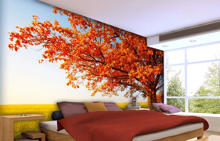 Yellow Trees 1 Wallpaper AJ Wallpaper