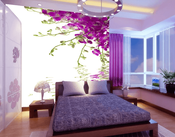 Blooming Violets 2 Wallpaper AJ Wallpaper