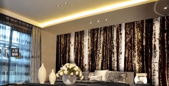 Closely Tree Trunks Wallpaper AJ Wallpaper