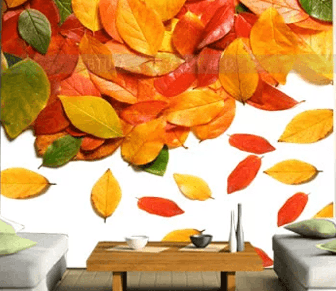 Brightly Leaves 2 Wallpaper AJ Wallpaper