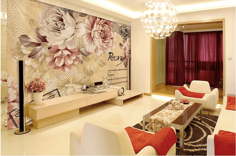 Blooming Peonies 3 Wallpaper AJ Wallpaper