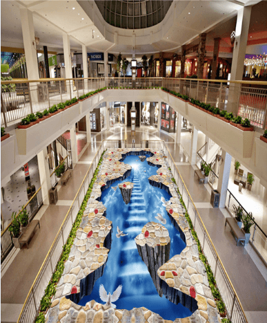 3D Heaven Stairs Floor Mural Wallpaper AJ Wallpaper 2