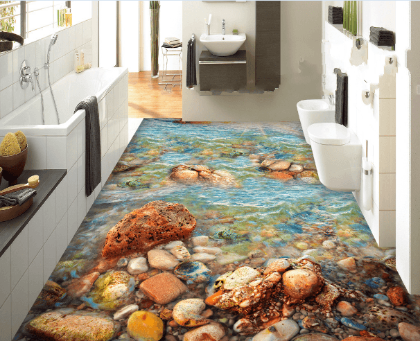 3D Redstone 064 Floor Mural Wallpaper AJ Wallpaper 2