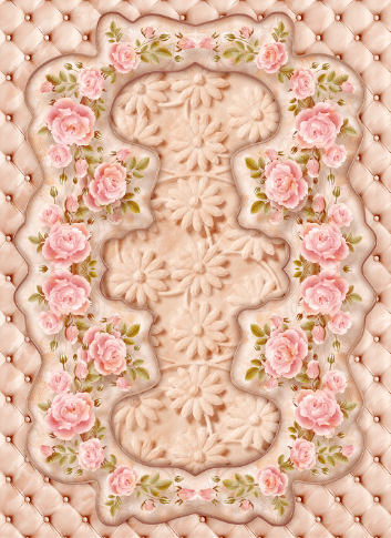 3D Pink Flowers Pattern Floor Mural Wallpaper AJ Wallpaper 2