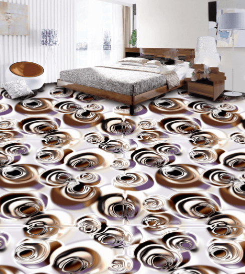 3D Coffee 016 Floor Mural Wallpaper AJ Wallpaper 2