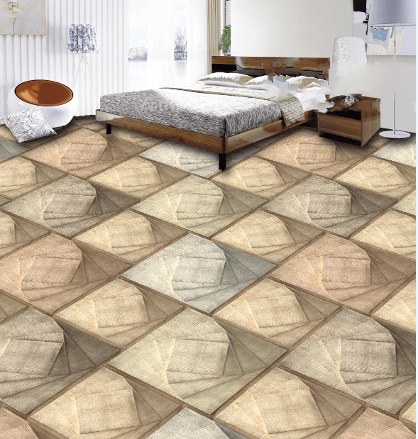 3D Wood Texture Floor Mural Wallpaper AJ Wallpaper 2