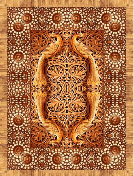 3D Phoenix Floor Mural Wallpaper AJ Wallpaper 2