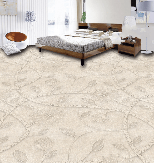 3D Leaf 005 Floor Mural Wallpaper AJ Wallpaper 2