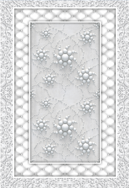 3D Bead Pattern Floor Mural Wallpaper AJ Wallpaper 2