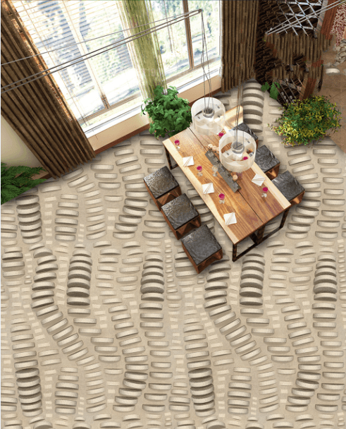 3D Uneven Stones Floor Mural Wallpaper AJ Wallpaper 2