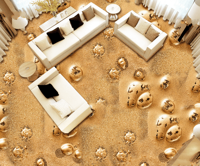 3D Sandstone 201 Floor Mural Wallpaper AJ Wallpaper 2