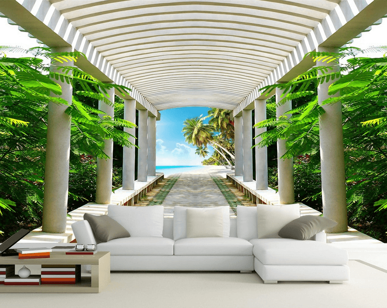 Seaside Corridor Wallpaper AJ Wallpaper 2