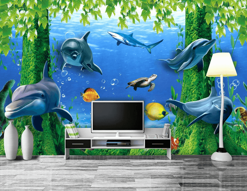 Sea Bottom Fishes Wallpaper AJ Wallpaper