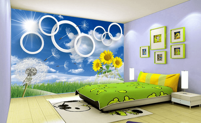 Dandelions And Sunflowers Wallpaper AJ Wallpaper