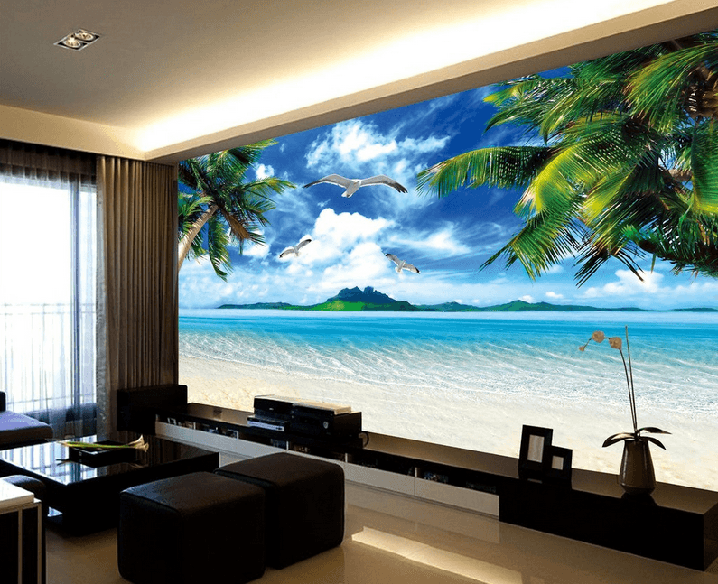 Vast Beach Scenery Wallpaper AJ Wallpaper