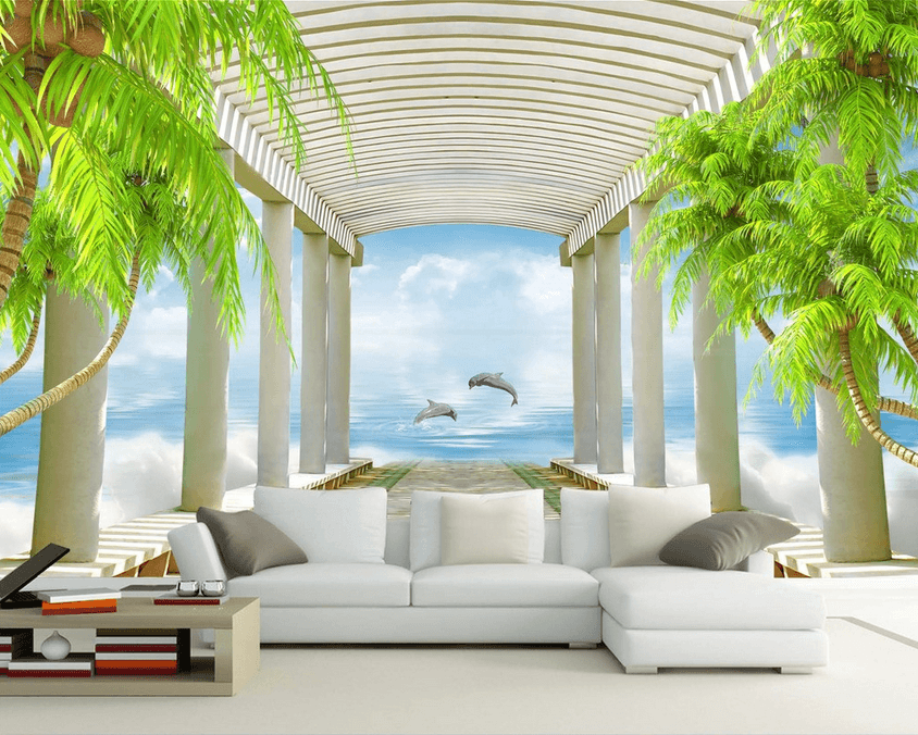 Corridor Dolphins Wallpaper AJ Wallpaper 2