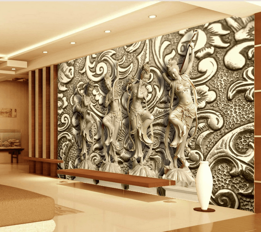 Fairies Statues Wallpaper AJ Wallpaper