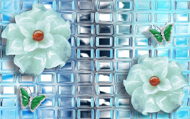 Fashion Luxury Flowers Wallpaper AJ Wallpaper