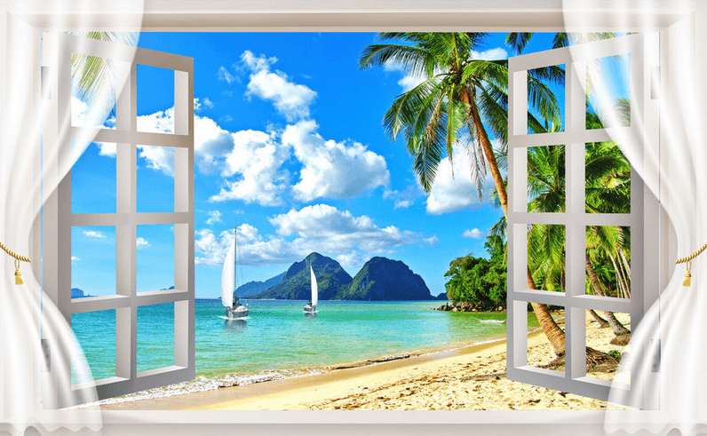 Window Beach Wallpaper AJ Wallpaper