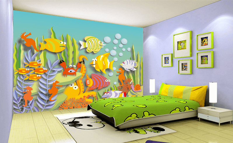 Cartoon Fishes Wallpaper AJ Wallpaper