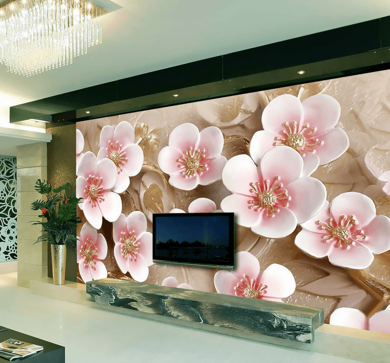 Beautiful Pink Flowers Wallpaper AJ Wallpaper