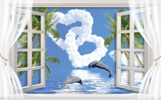 Modern Window Wallpaper AJ Wallpaper