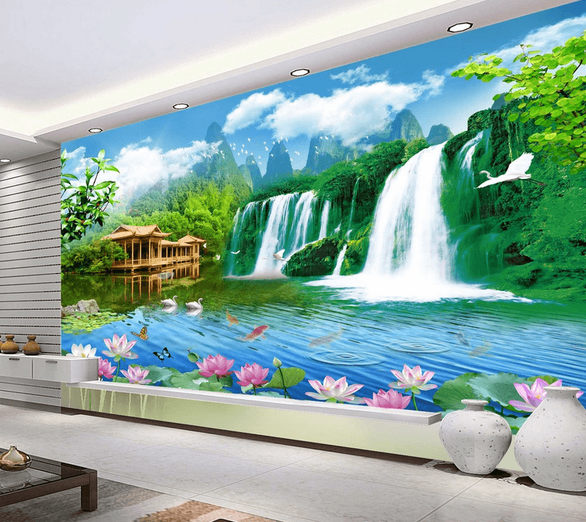 Waterfalls Landscape Wallpaper AJ Wallpaper 2