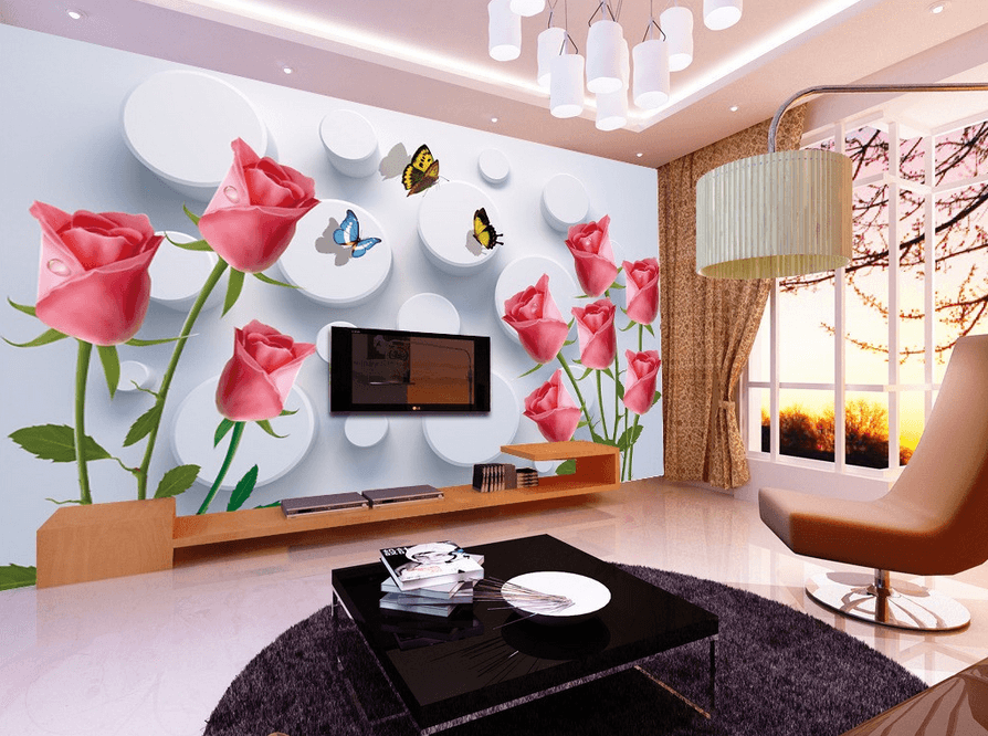 Romantic Roses Wallpaper AJ Wallpaper