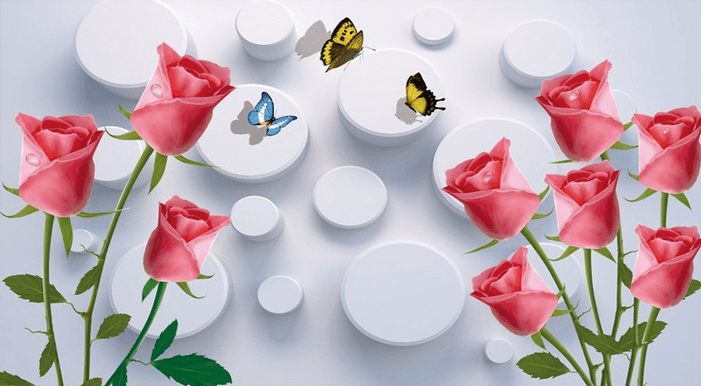 Romantic Roses Wallpaper AJ Wallpaper