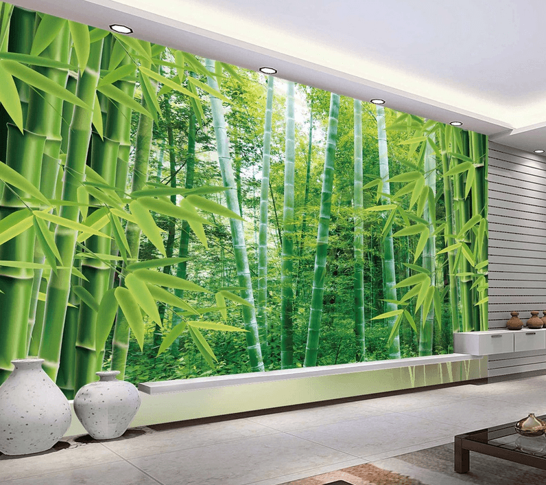 Lush Bamboo Forest Wallpaper AJ Wallpaper